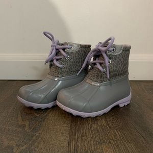 Sperry Duck Boots- Toddler size 7